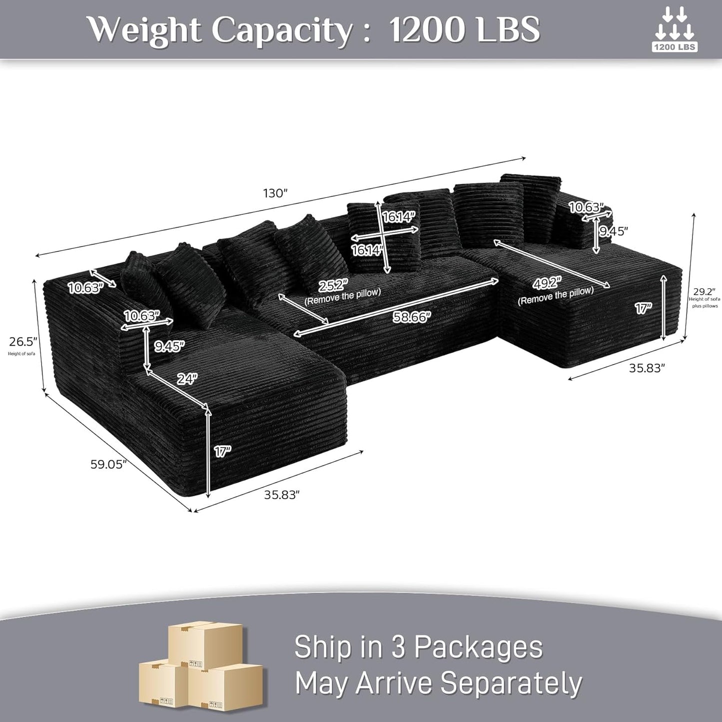 Cloud Modular Sectional Couch