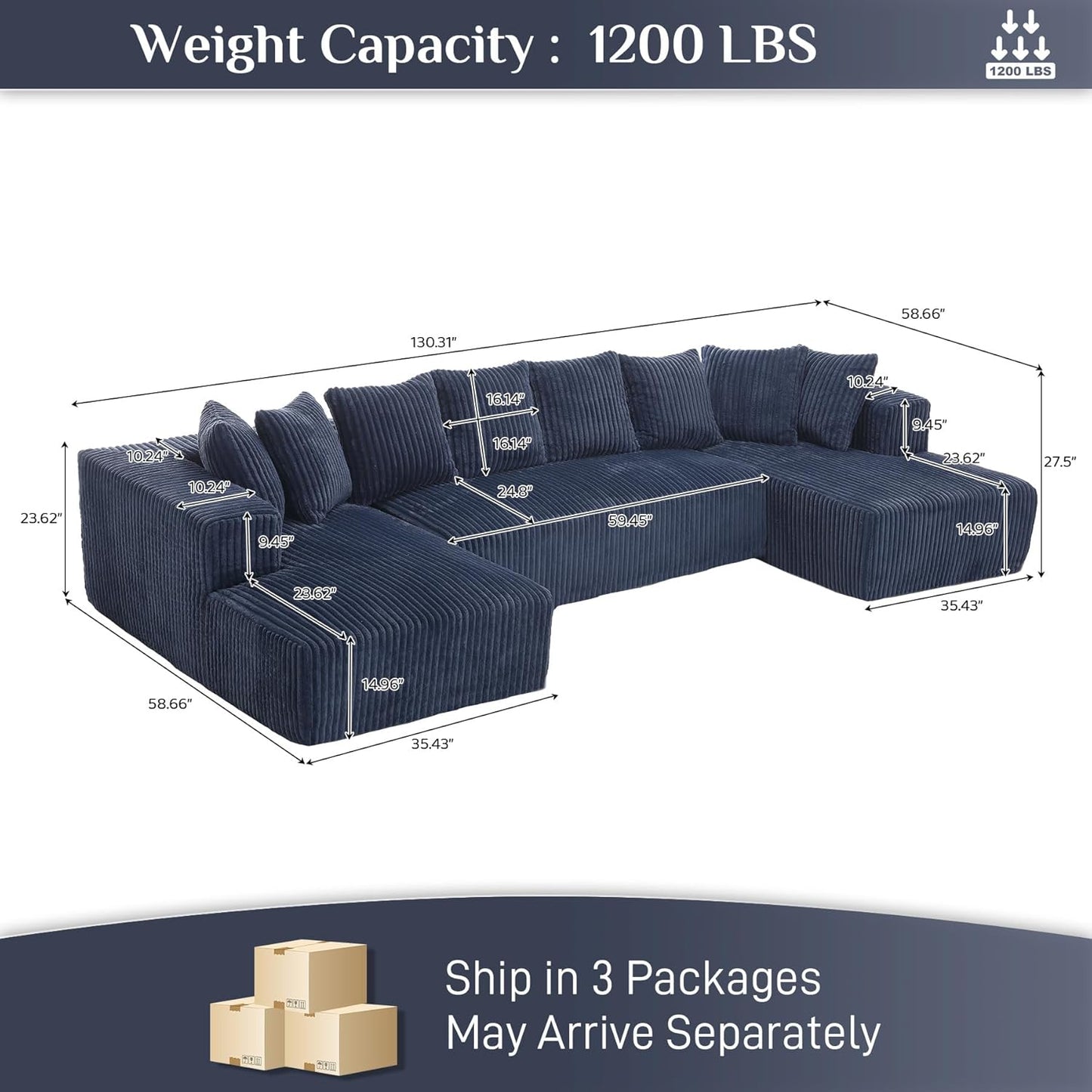 Cloud Modular Sectional Couch