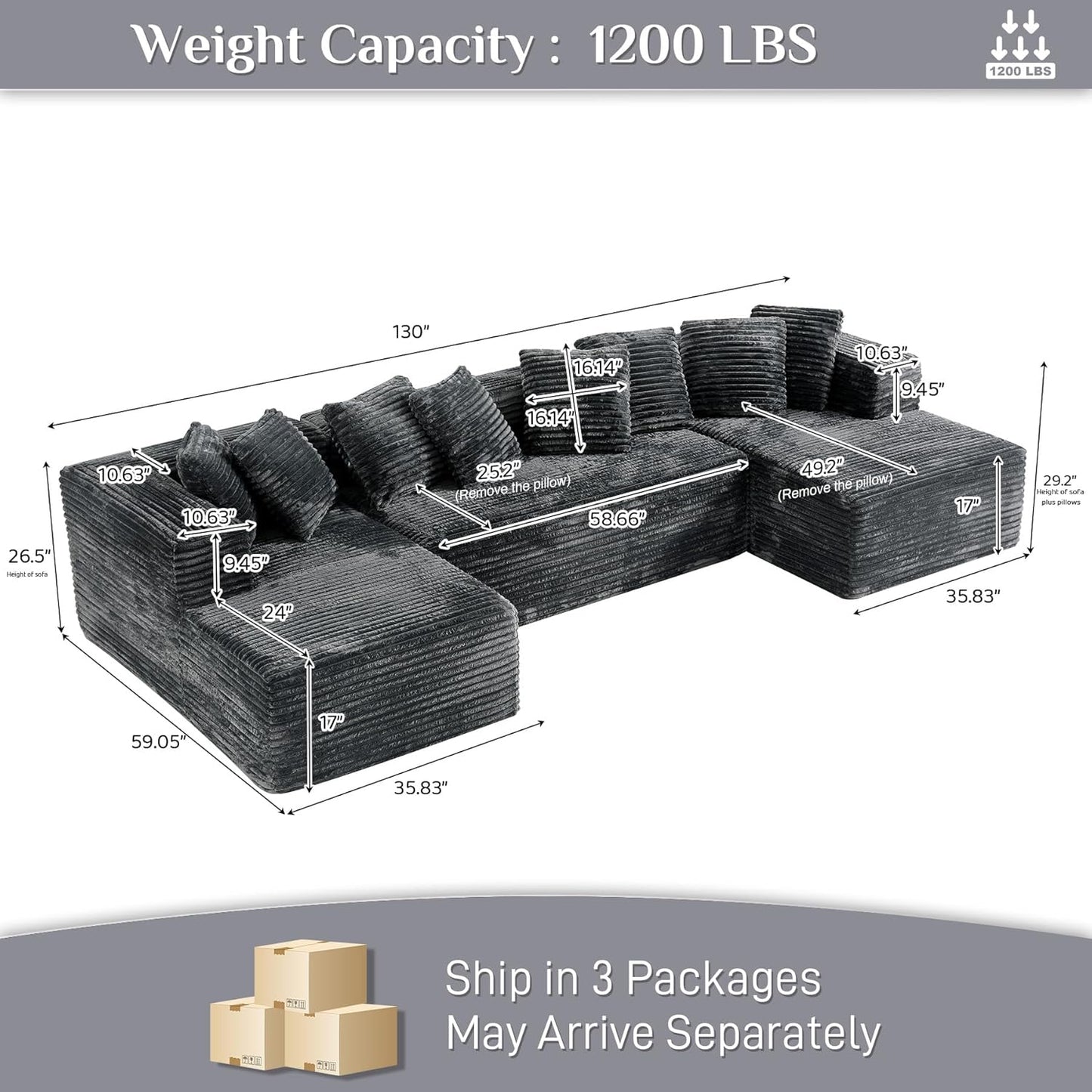 Cloud Modular Sectional Couch