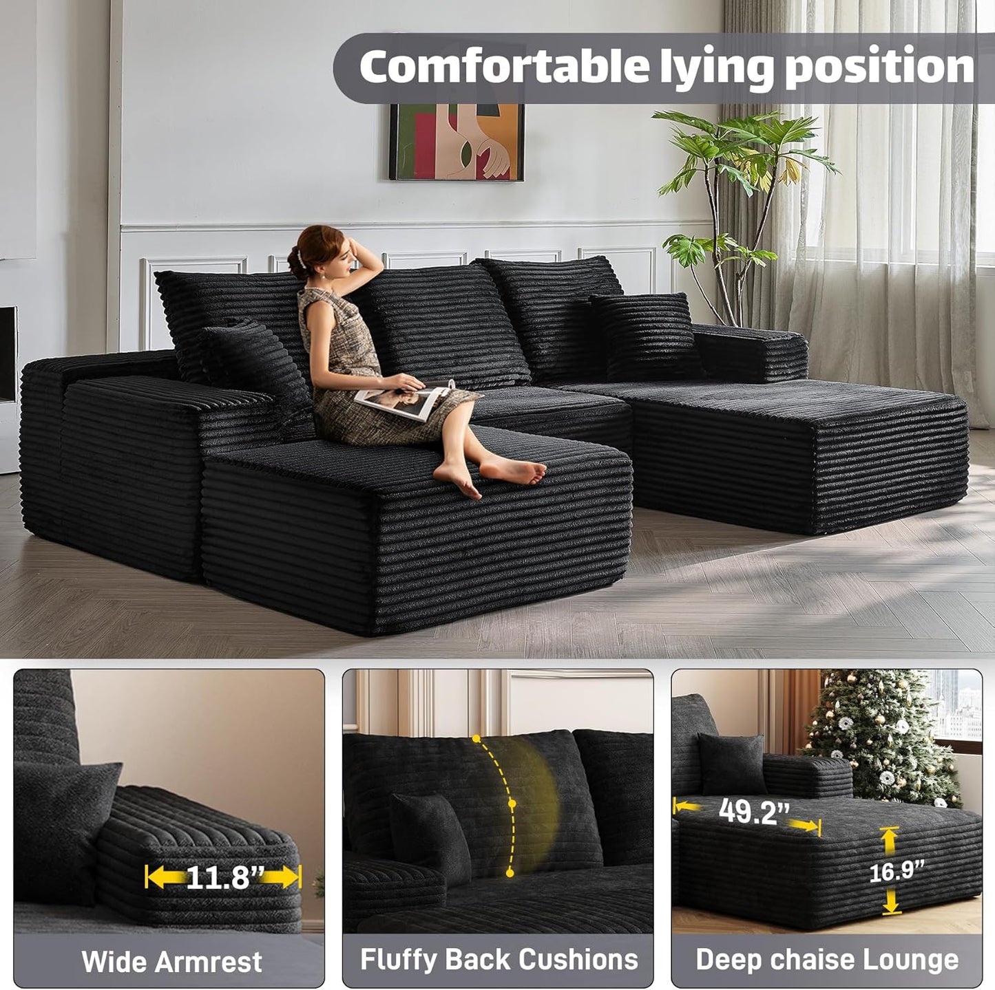 Modular Sectional Sofa Cloud Couch