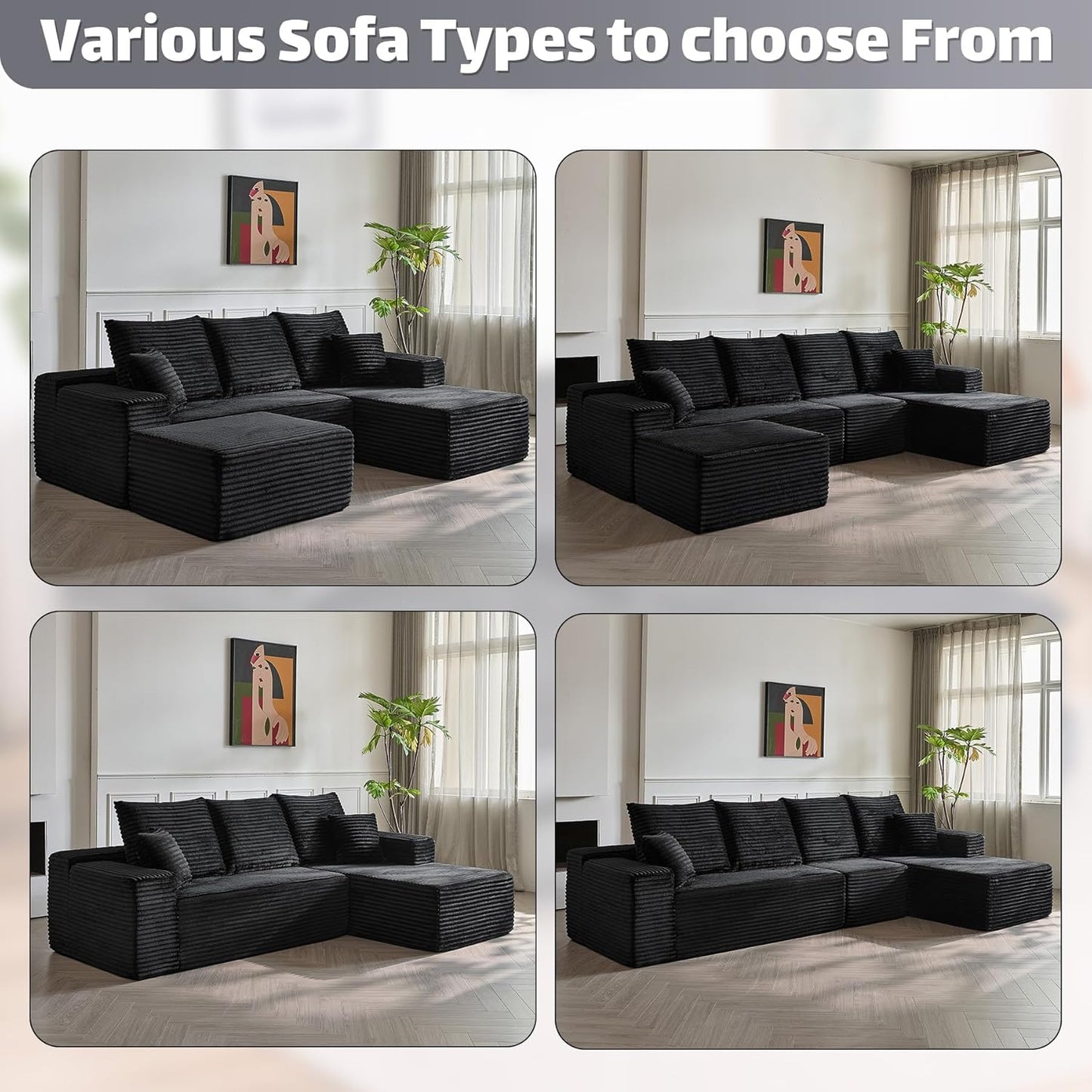 Modular Sectional Sofa Cloud Couch