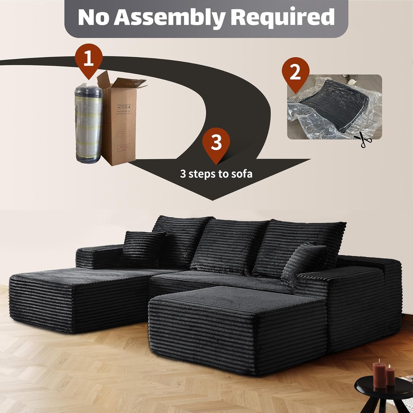Modular Sectional Sofa Cloud Couch