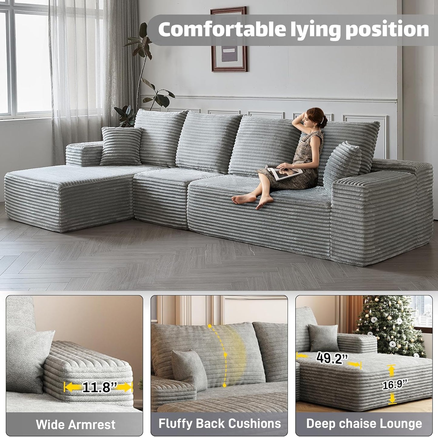 Modular Sectional Sofa Cloud Couch